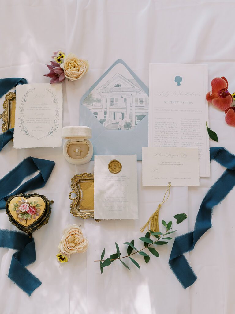 Bridgerton Inspired Wedding at Norland Historic Estate