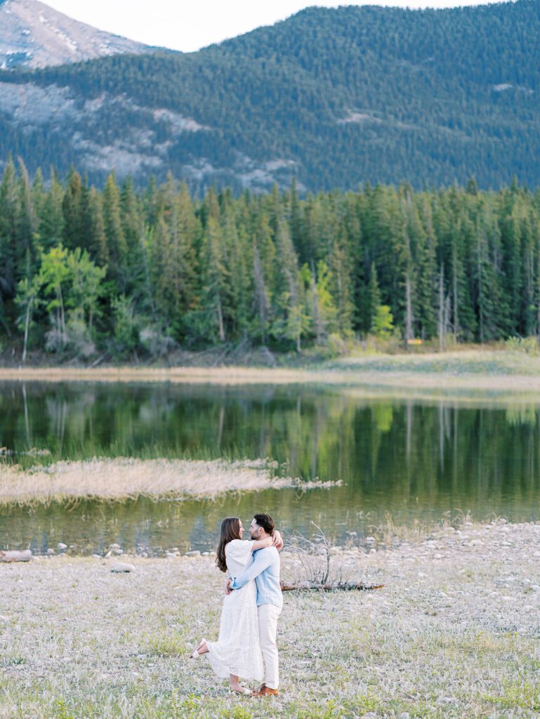 banff engagement photos