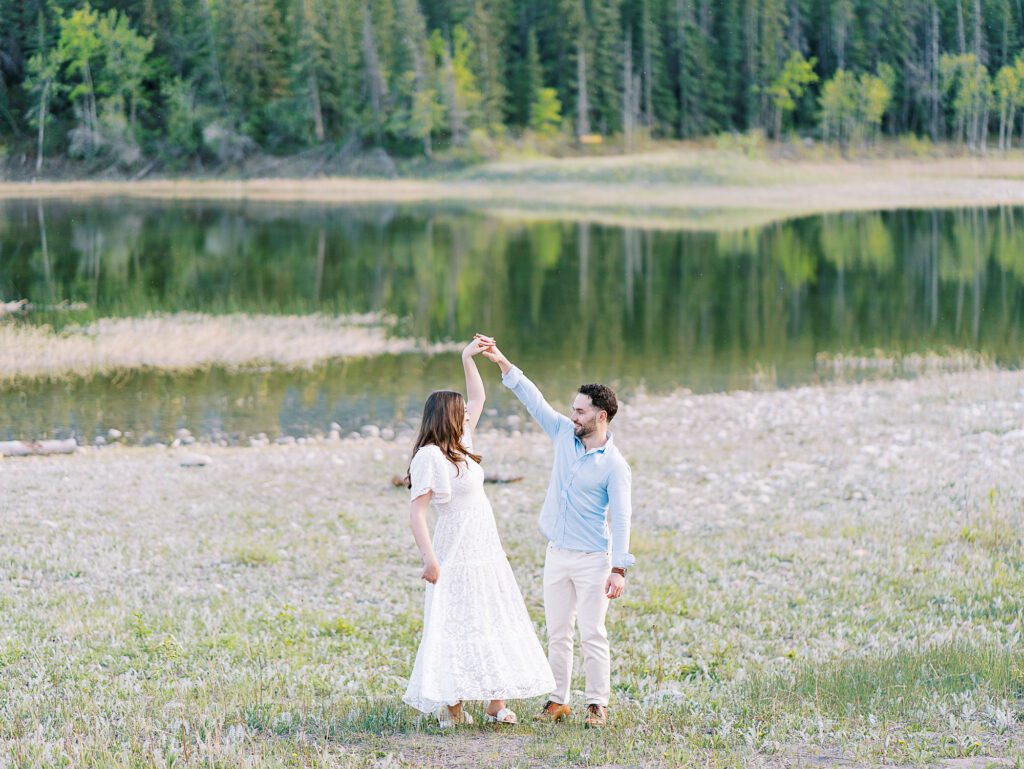 banff engagement photos