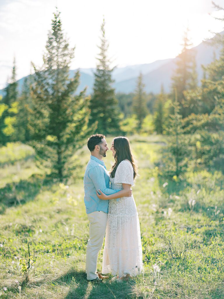 banff engagement photos