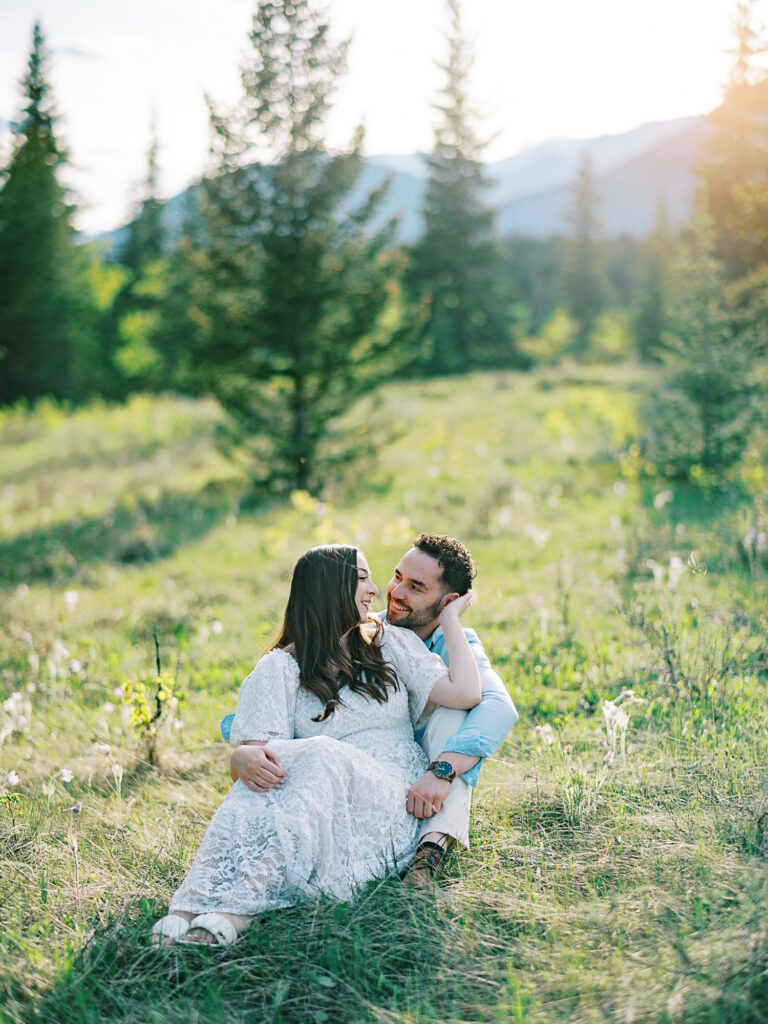banff engagement photos