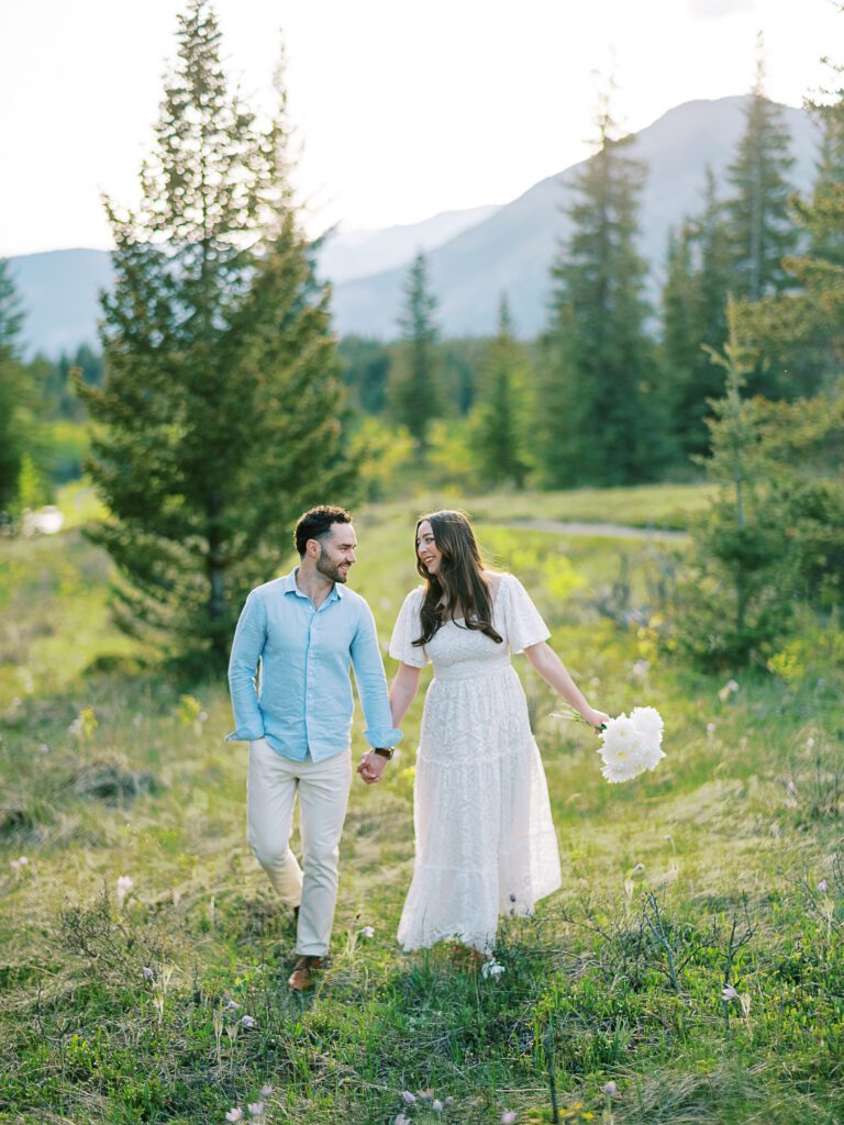 banff engagement photos
