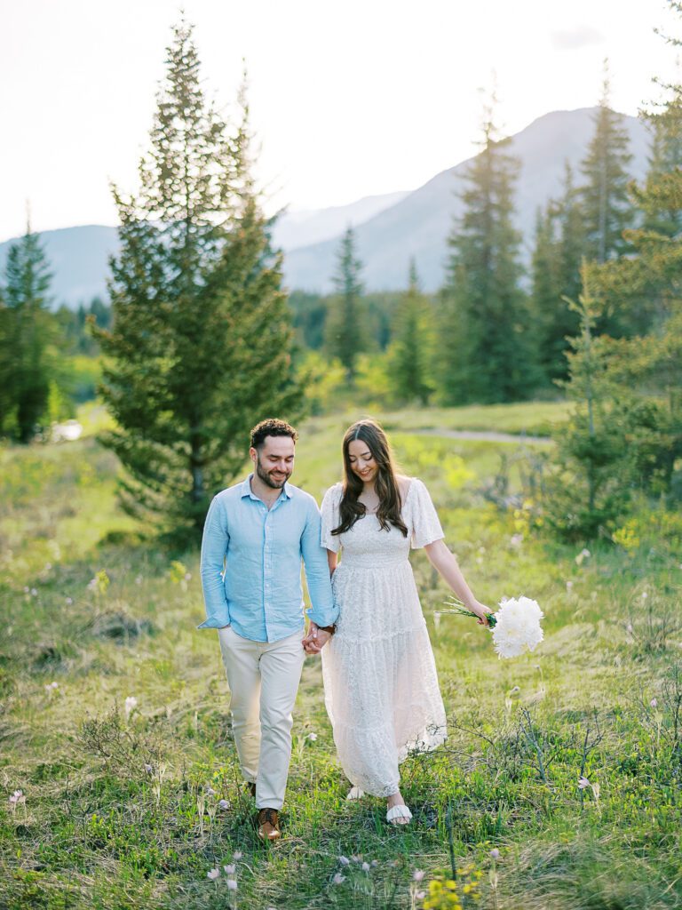 banff engagement photos