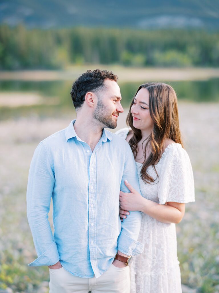 banff engagement photos