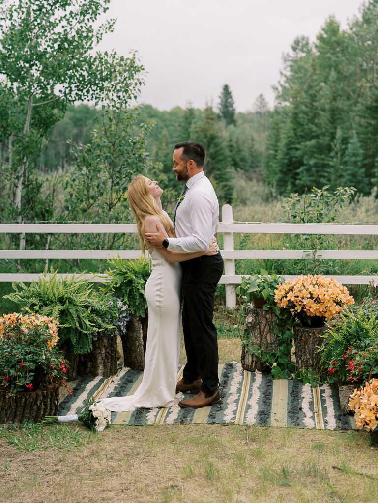 backyard calgary wedding