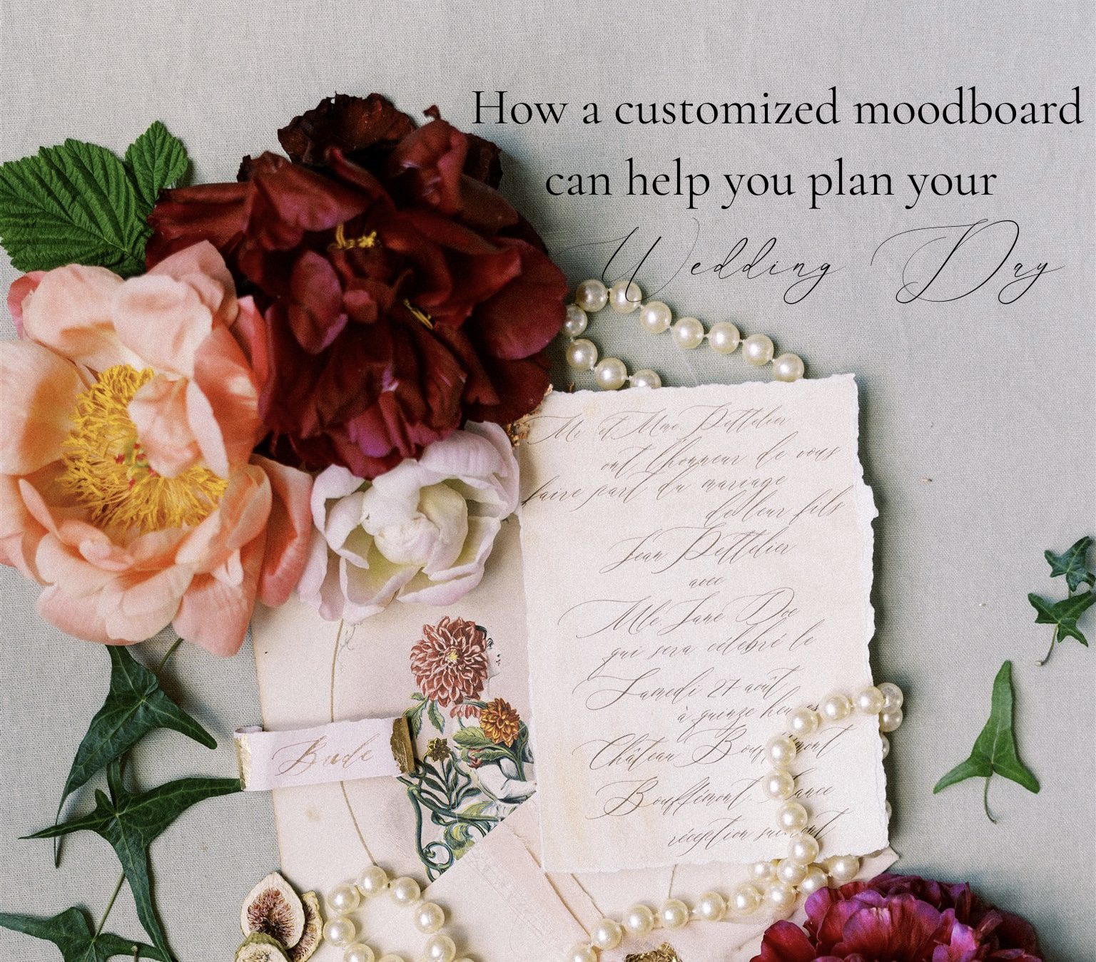 How a customized moodboard can help you plan your